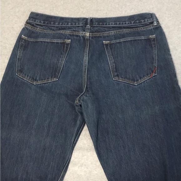 Banana Republic Mens Straight Jeans Size 36 34 Inseam Dark Wash - Picture 4 of 7